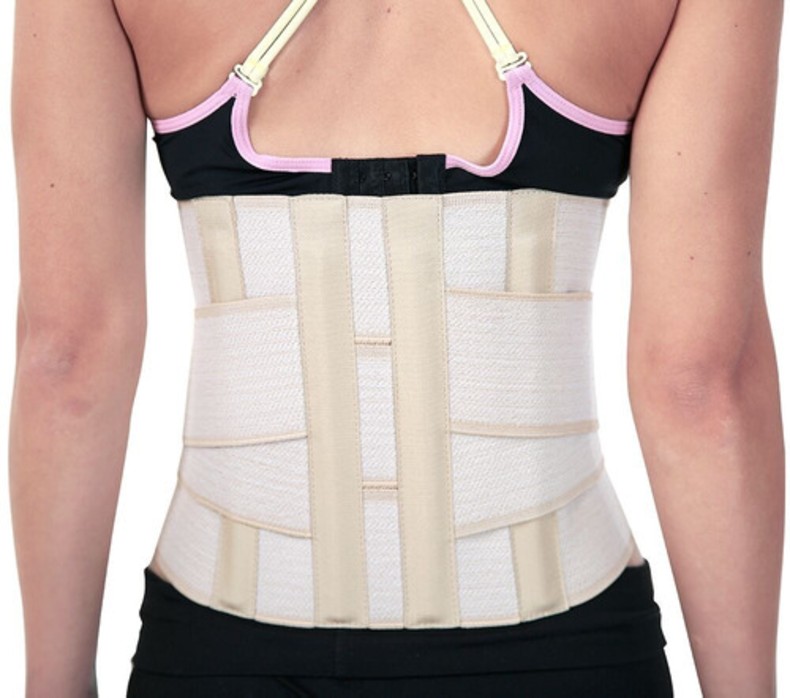 Faja Sacrolumbar Lumbo Sacra Reforzada Lujo Talla S