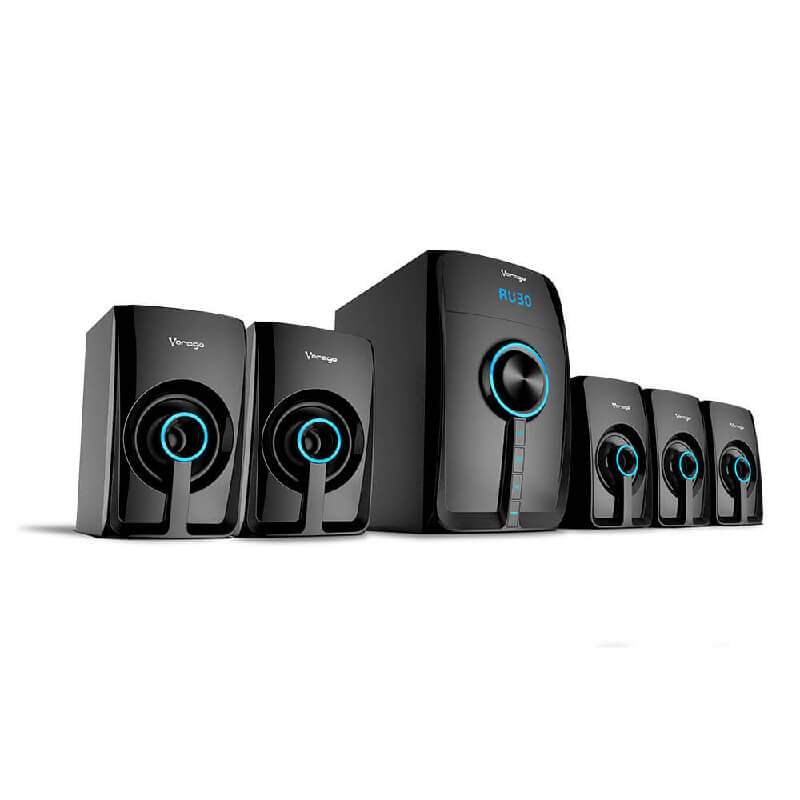 Bocinas Vorago SPB-500 Bluetooth Sonido 5.1 Surround Sound