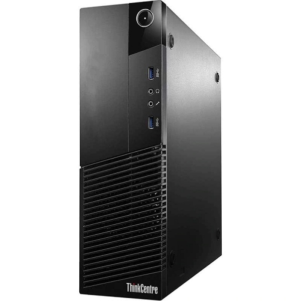 PC Lenovo ThinkCentre M93p, Intel Core i5-4ta generación, SFF , RAM 4GB, Disco duro de 500GB, Wi-FI, Windows 10 Pro Monitor 19" NO DVD Equipo Clase A, Reacondicionado