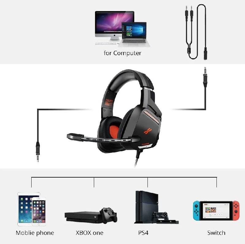 AUDÍFONOS GAMER G800 PLEXTONE