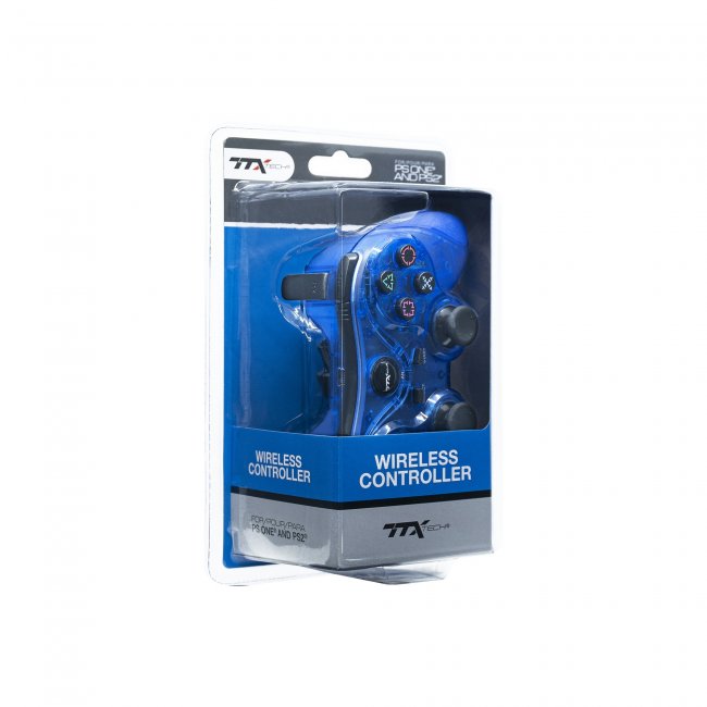 Control Inalambrico Wireless para PS2 Azul TTX TECH