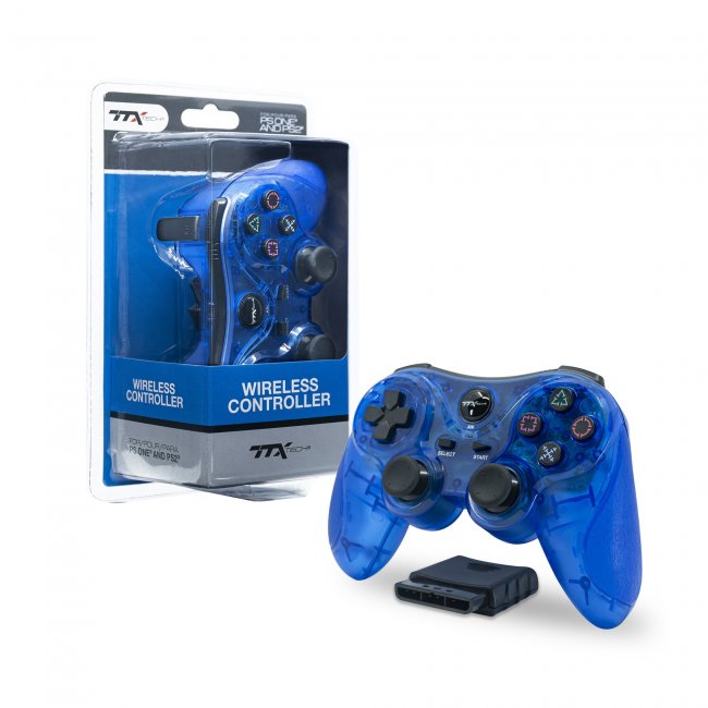 Control Inalambrico Wireless para PS2 Azul TTX TECH