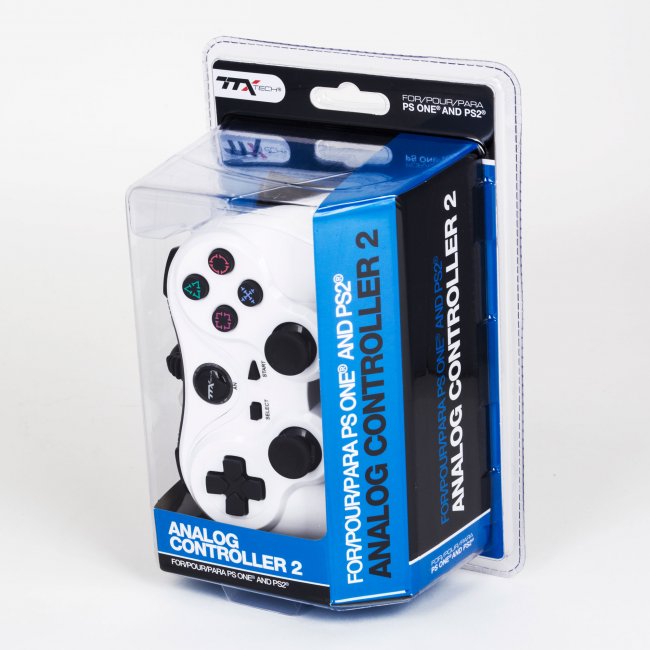 Control alambrico USB para PS3 y PC Blanco TTX Tech