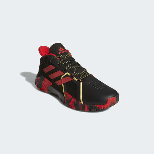 TENIS ADIDAS COURT VISION 2 NEGRO/ROJO FZ1458
