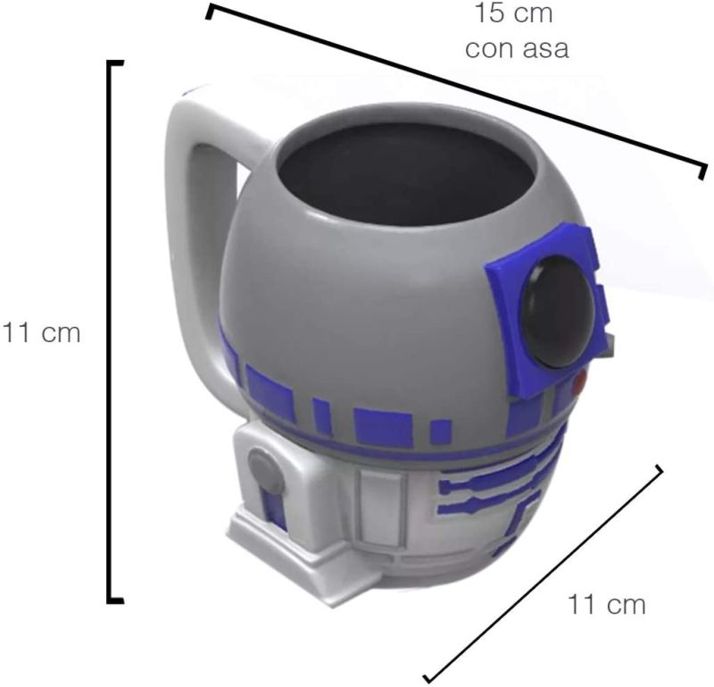 Taza Mug Star Wars R2 – D2 3D Con tapa – Miscellaneous by Caff