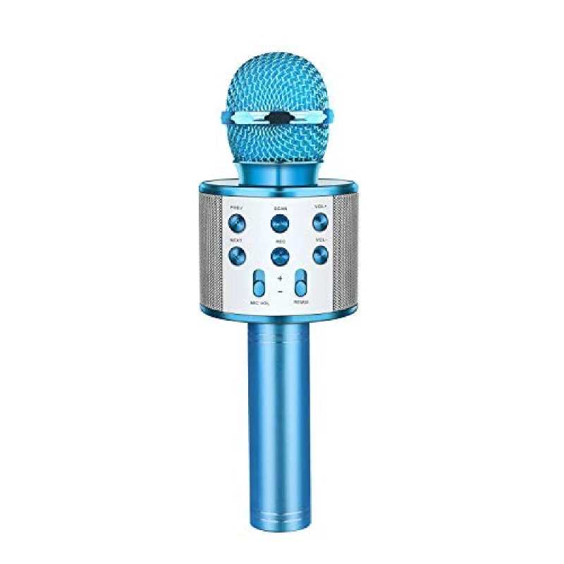 Micrófono Con Bocina Inalámbrico para Karaoke Bluetooth Mp3 USB 