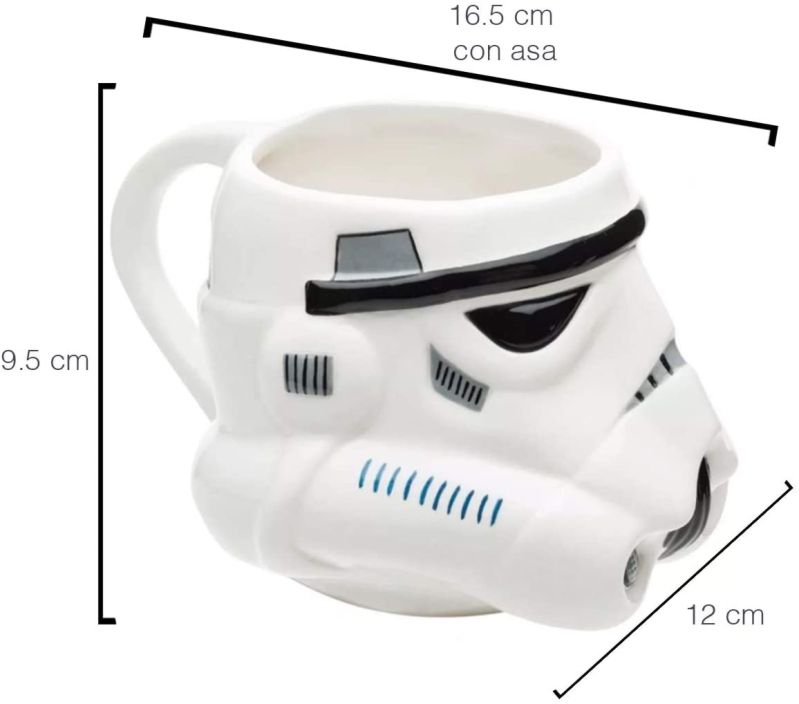 Taza Stormtrooper  3d Star Wars Storm Trooper Disney Cafe Tarro 