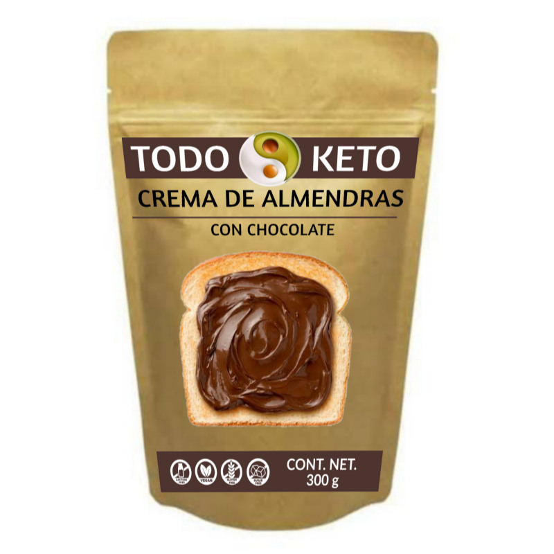 Crema de Almendras con Cacao Keto Nutell