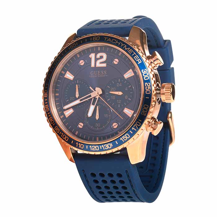 Reloj Guess Hombre Fleet Casual Azul 