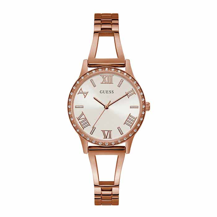 Reloj GUESS para dama LUCY W1208L3 color oro rosa