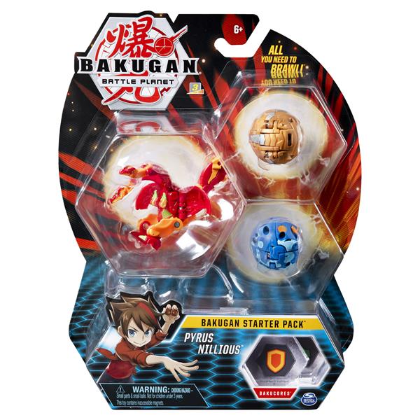 Bakugan Battle Planet Ultra 3 Pack PYRUS NILLIOUS