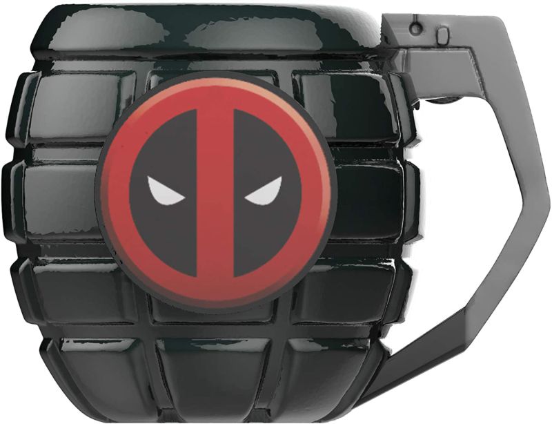 Taza Deadpool 3D Ceramica Marvel Tarro Disney 