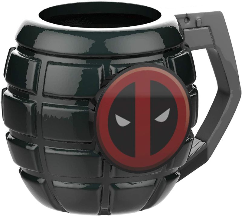 Taza Deadpool 3D Ceramica Marvel Tarro Disney 