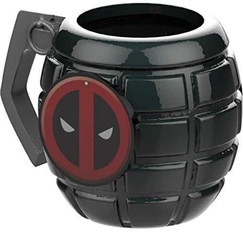 Taza Deadpool 3D Ceramica Marvel Tarro Disney 