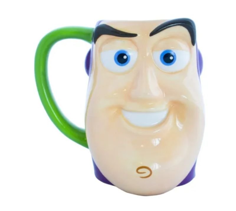 Taza Buzz Lightyear 3D Toy Story Dinsey Pixar Tarro Cafe 500 mls 