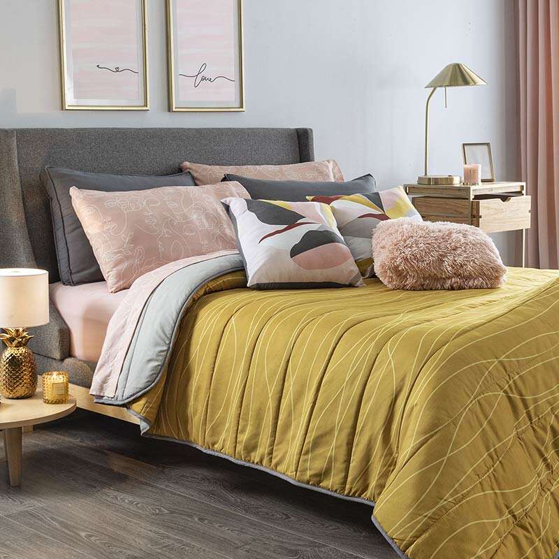 Edredón Amarelo Matrimonial - Vianney