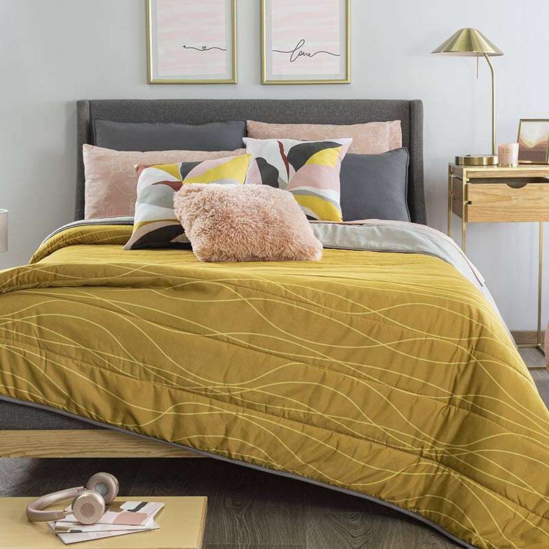 Edredón Amarelo King Size - Vianney