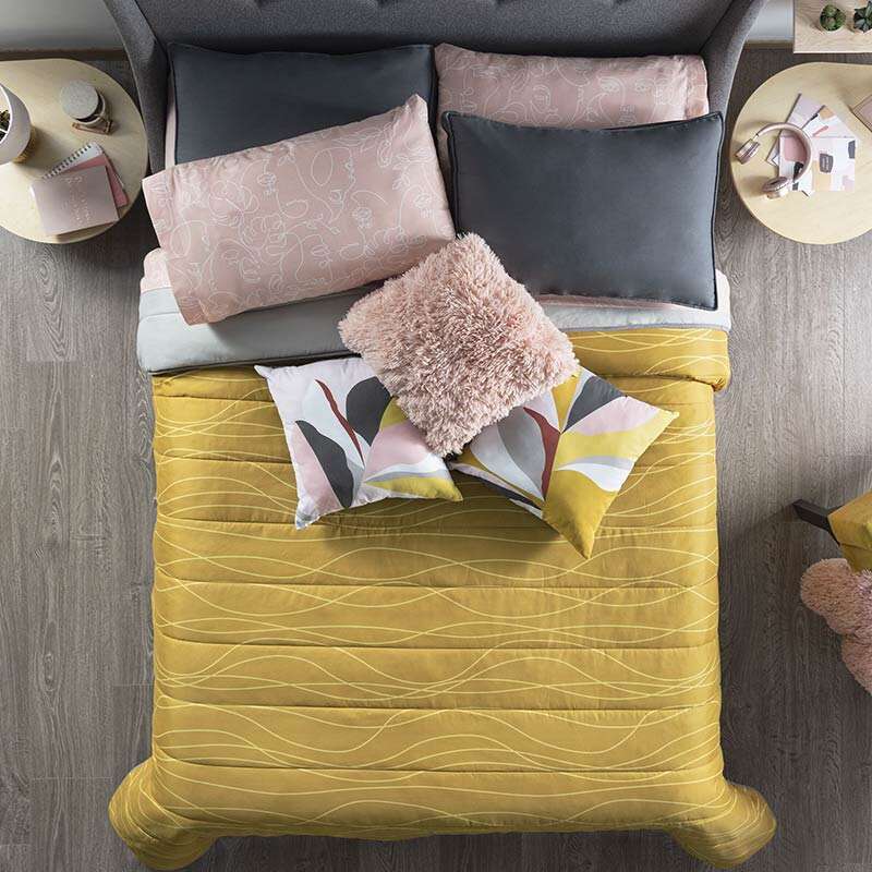 Edredón Amarelo King Size - Vianney