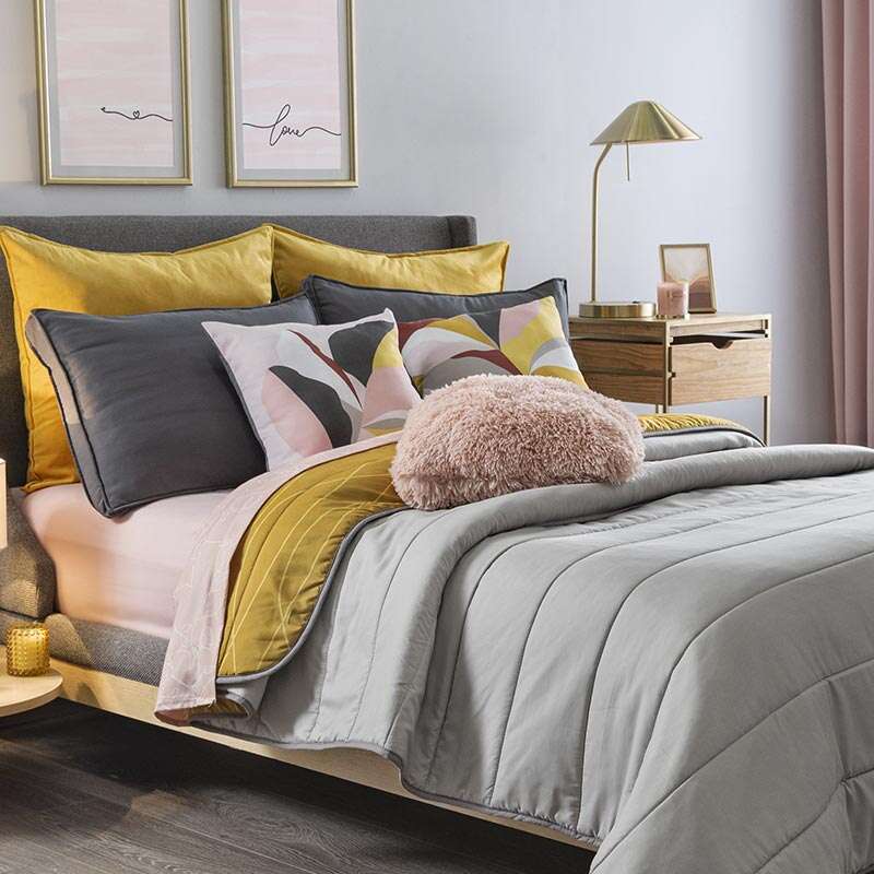 Edredón Amarelo King Size - Vianney