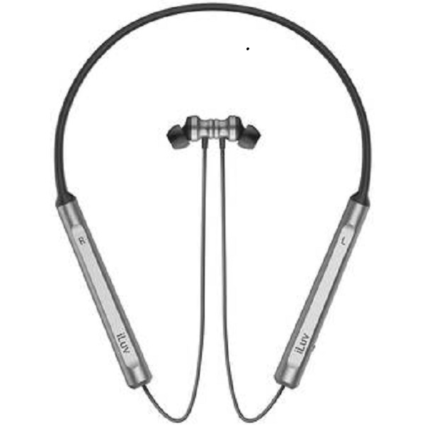 Audífonos iLuv Neckband Metal inálambricos.
