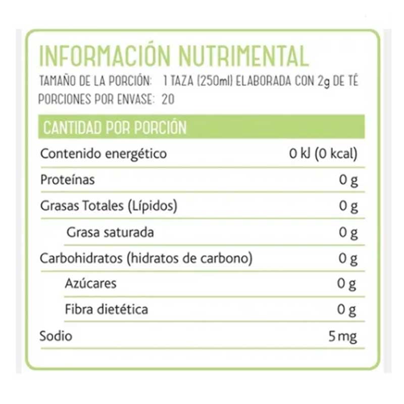 Té Verde Champagne Euro Te 40g