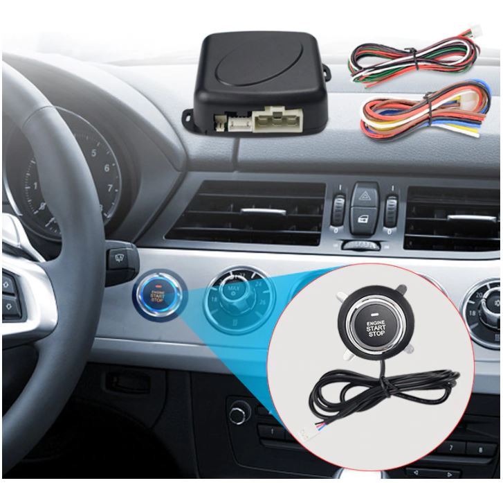 Botón De Encendido Para Automóvil Accesorios Kit Botón