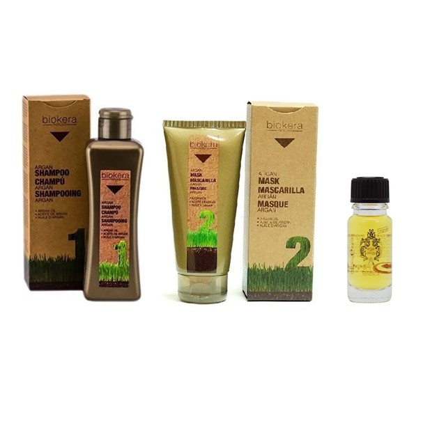 Kit Tratamiento De Hidratacion Biokera Arganology salerm