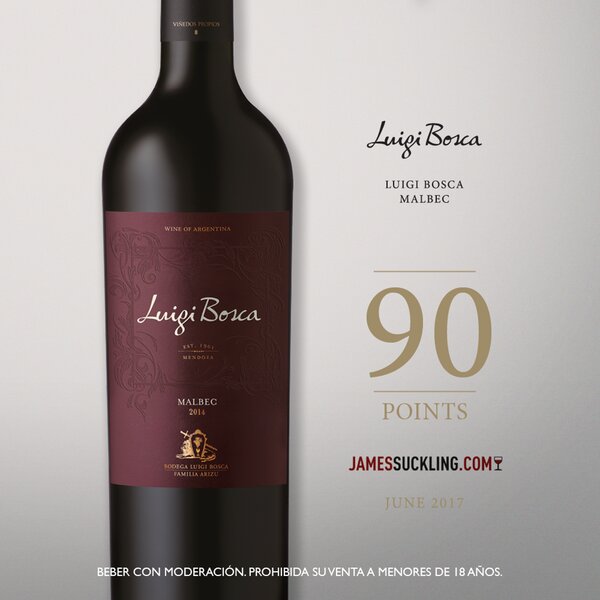 VINO TINTO, LUIGI BOSCA, MALBEC, 750 ML