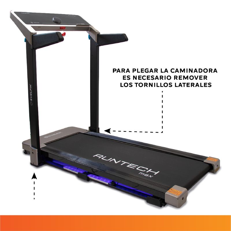 Caminadora Eléctrica Plegable 2.5 Hp Compacta 12Km/hr 120Kg
