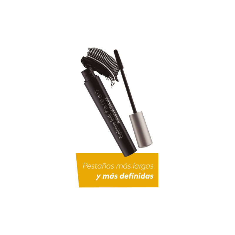 Rimel Máscara de Pestañas Bissú Riza Alarga y Separa - Negro.