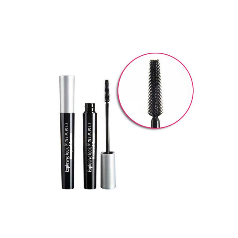 Rimel Máscara de Pestañas Bissú Riza Alarga y Separa - Negro.