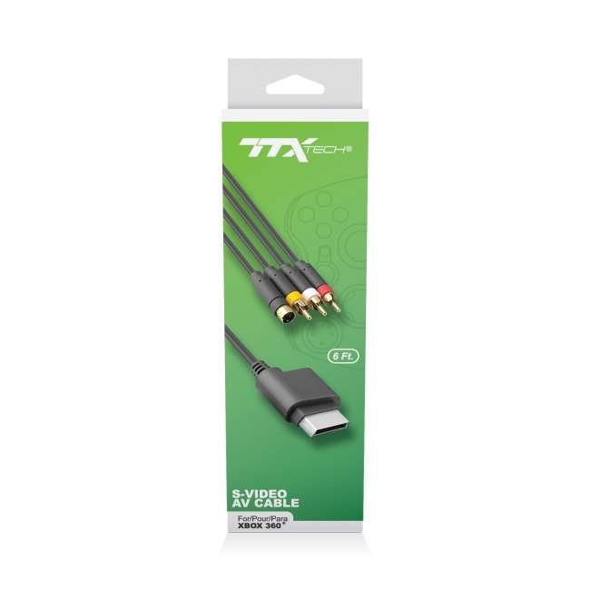 Cable AV De Repuesto Para Xbox 360 Slim - Cable De Audio/Video, Longitud 180 Cm, Material ABS