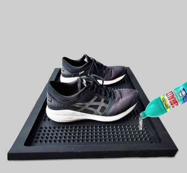 Tapete Sanitizante El Original para Calzado de Caucho Puntas Flexibles Extra Resistente 40x52 cms