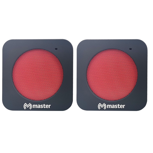 Juego de Bocinas Bluetooth 100 Watts con Enlace TWS Usalas Juntas o Separadas Incluye Reproduccion desde USB Micro SD Radio FM  Entrada Auxiliar  / Master / MS-SUBTWS