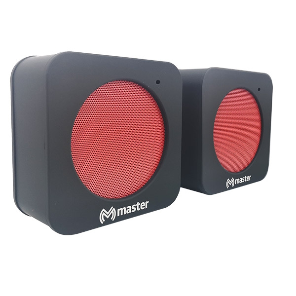 Juego de Bocinas Bluetooth 100 Watts con Enlace TWS Usalas Juntas o Separadas Incluye Reproduccion desde USB Micro SD Radio FM  Entrada Auxiliar  / Master / MS-SUBTWS