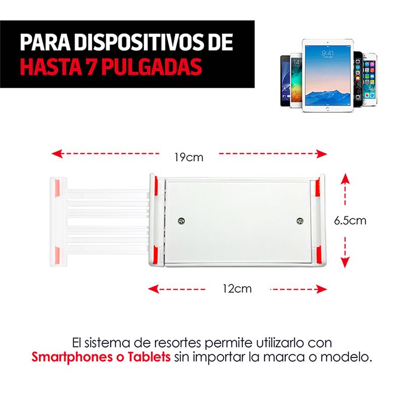 Soporte para Tablet Y Celular Flexible Tipo Brazo Redlemon