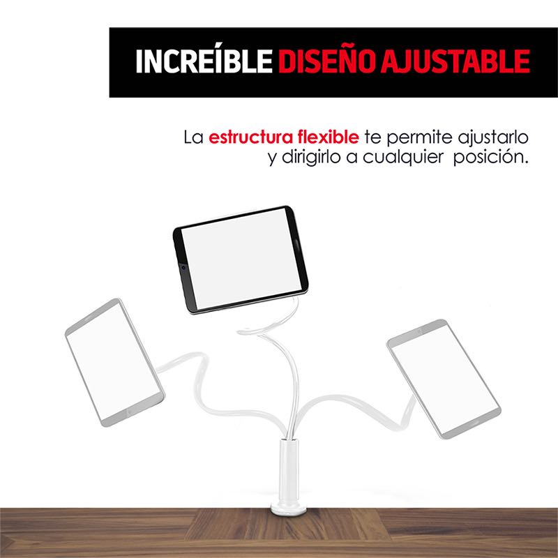 Soporte para Tablet Y Celular Flexible Tipo Brazo Redlemon