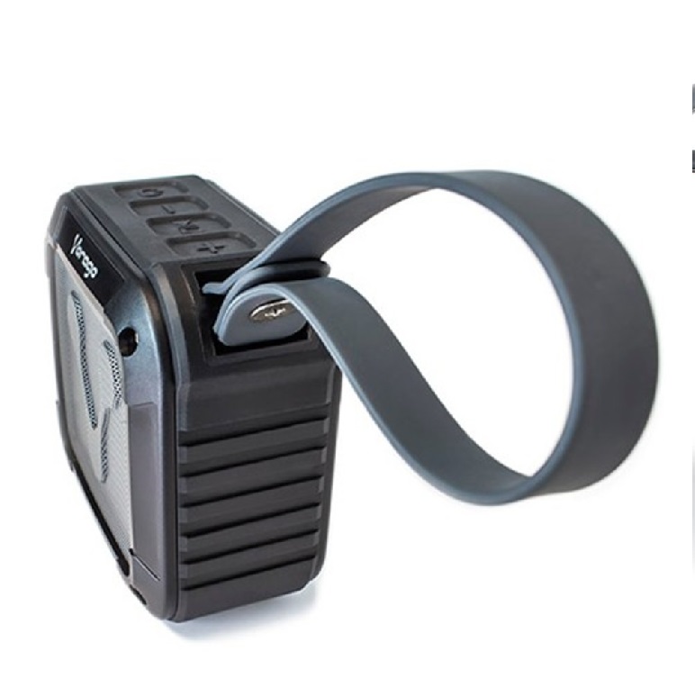 Bocina VORAGO BSP-300 3W Negro Bluetooth PORTATIL INALAMBRICO RECARGABLE 3.5MM CEL MICRO USB AUDIO