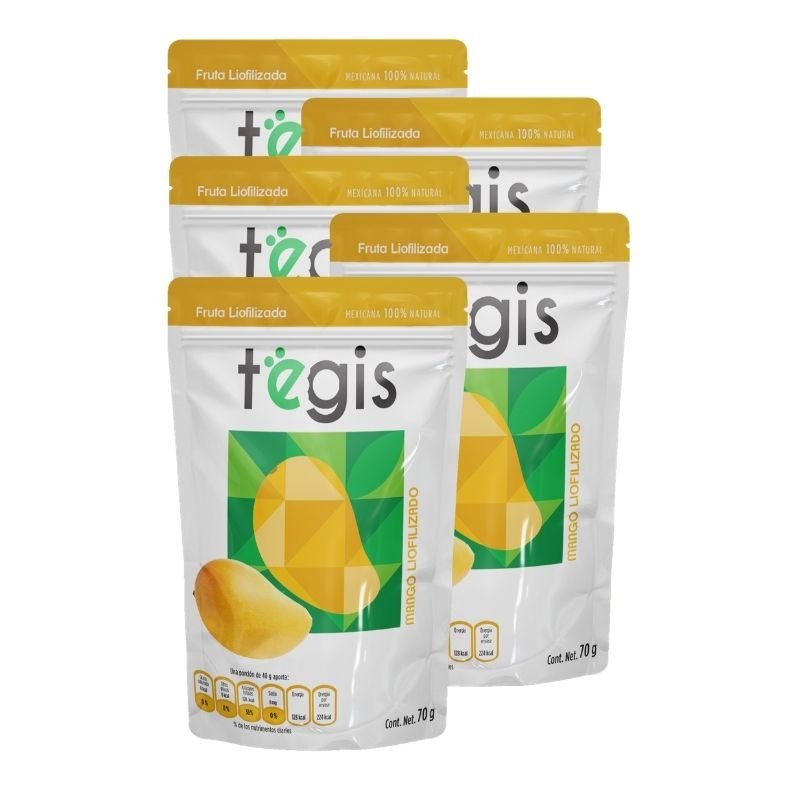 Mango Liofilizado Deshidratado En Frio 70g - 5 Pack