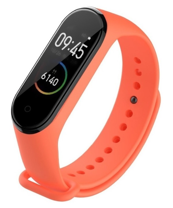 3 Correas Mi Band 5 Xiaomi en Amarillo, Naranja y Azul Rey +