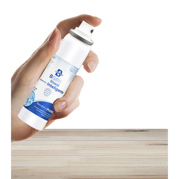 BGrn Shield, Desinfectante Antiviral por tiempo prolongado en Aerosol, 100ml.