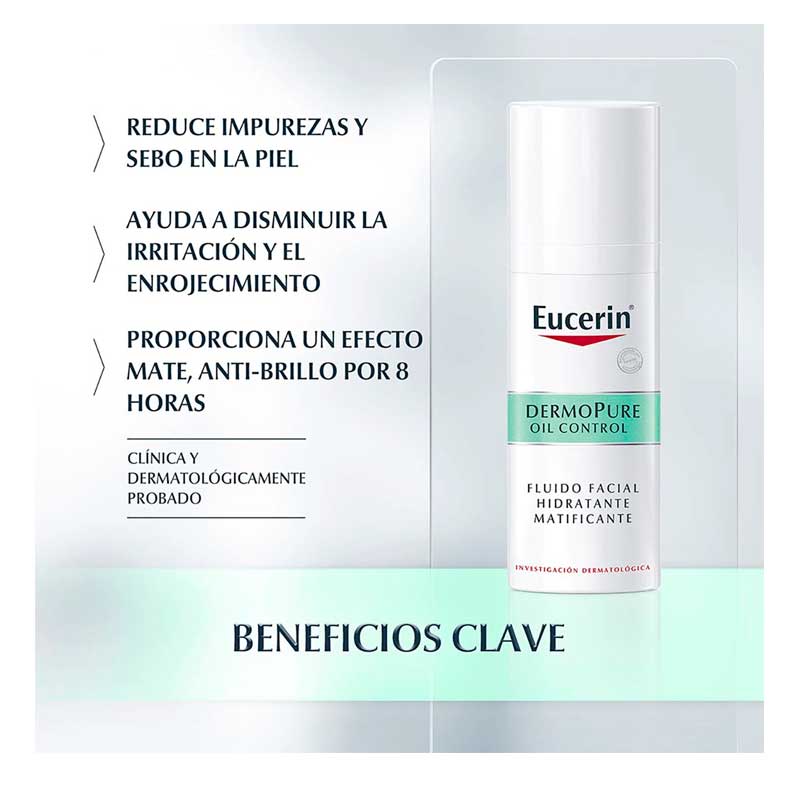 Eucerin Dermopure Control Aceite Fluido Facial Hidratante 50ml