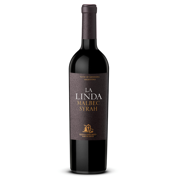 VINO TINTO, LA LINDA, MALBEC - SYRAH, 750 ML