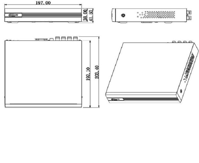 KIT DE 8 CÁMARAS DE SEGURIDAD 1080P (2 megapixeles) DAHUA