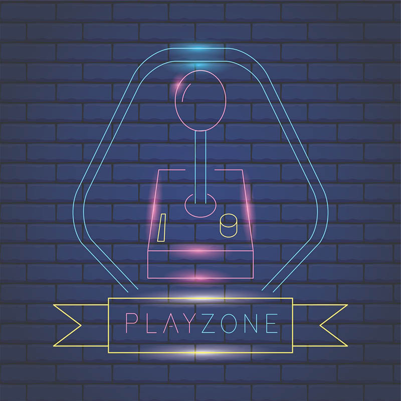 SET 4 CUADROS GAMERS AZULES CON BASTDOR DE MADERA MYCO