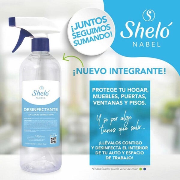 DESINFECTANTE CON CLORURO DE BENZALCONIO  1 LT