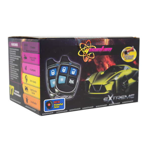 Kit De Alarma Universal Para Auto Seguridad Extreme ALEXQU