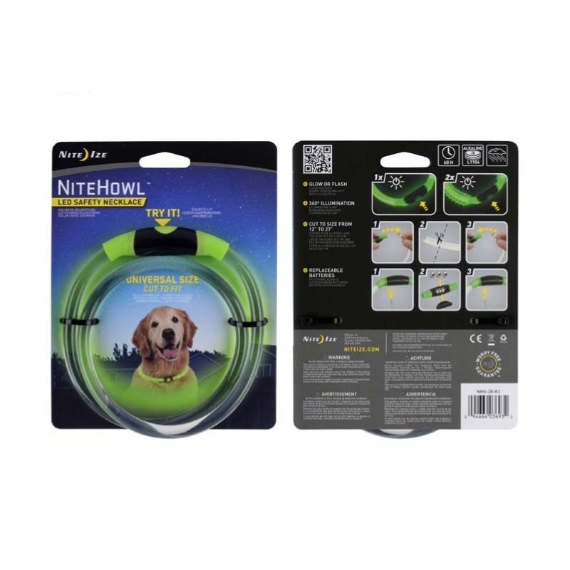 Collar de Seguridad Nite Ize Led Verde Mod.NHO-28-R3
