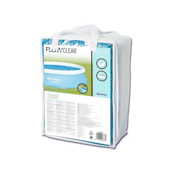 Cubierta Cobertor Solar Para Alberca Piscina Redonda Azul De Burbuja 3.05 M Bestway