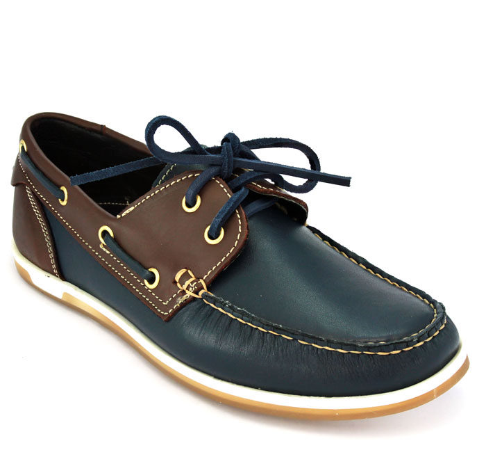 Top Sider Mocasín Marinero Caballero Cómodos Combinados Piel